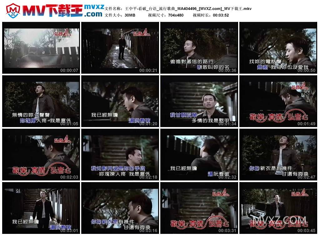 王中平-看破_台语_流行歌曲_MA404496